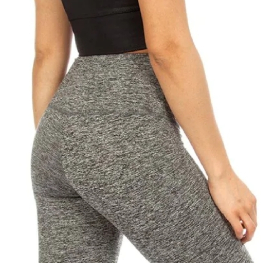 STRUT THIS Star Ankle Legging Grey/Moss Black - Picture 3 of 12